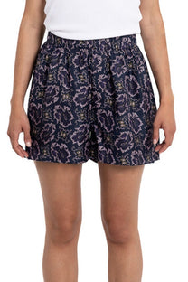 BOXER SHORT PAISLEY FISH NAVY PINK - BANANATIME