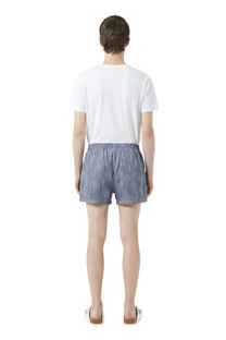 BOXER SHORT Bent Stripes Navy Lilac