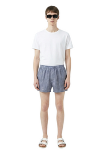 BOXER SHORT Bent Stripes Navy Lilac