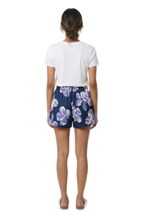 BOXER SHORT Paper Cuts Navy Lilac