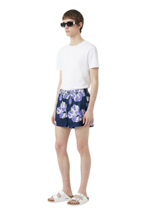 BOXER SHORT Paper Cuts Navy Lilac
