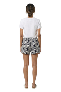 BOXER SHORT Prism Rhythm Ecru Navy