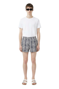 BOXER SHORT Prism Rhythm Ecru Navy