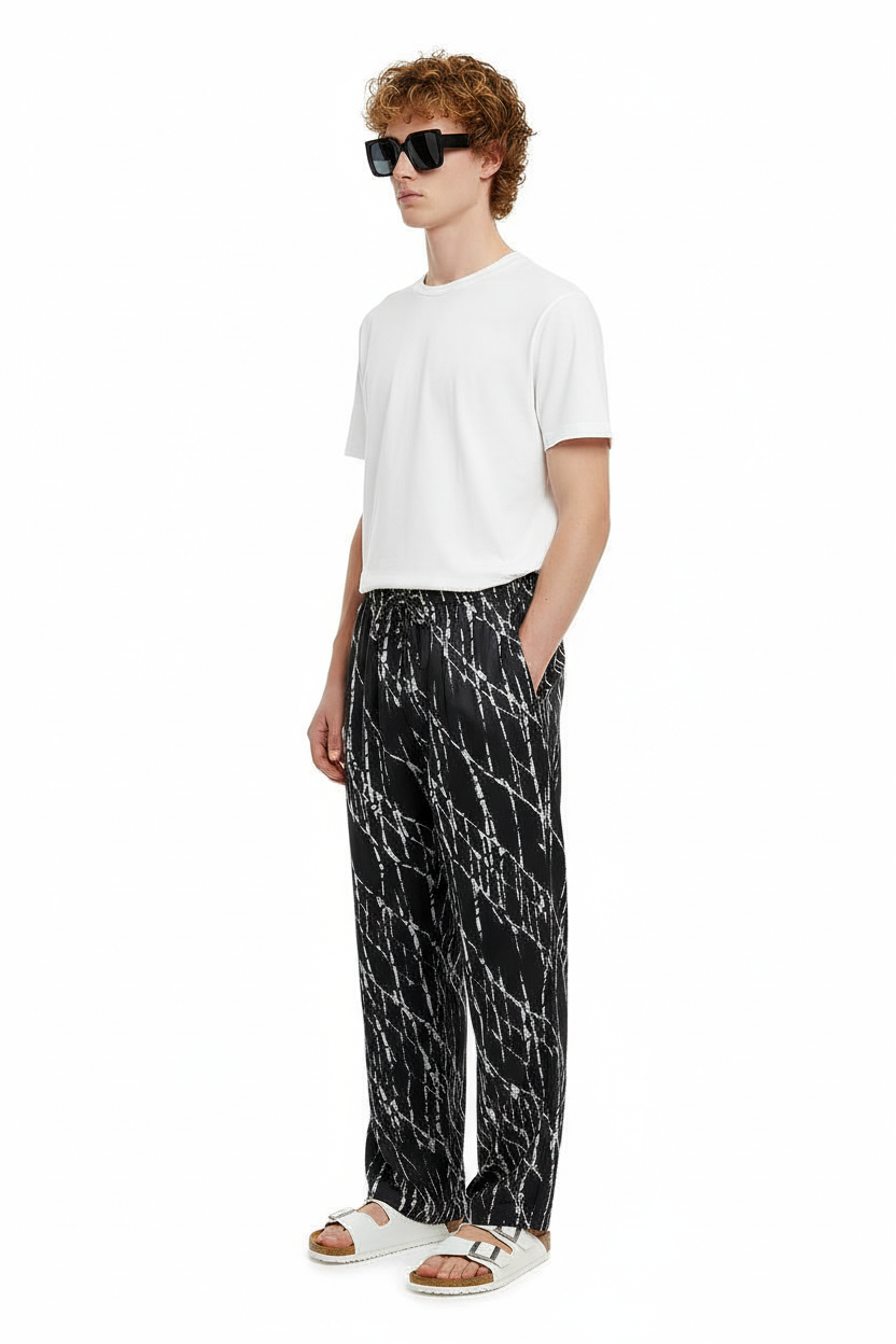 EASY PANT Dream Catcher Blue Black