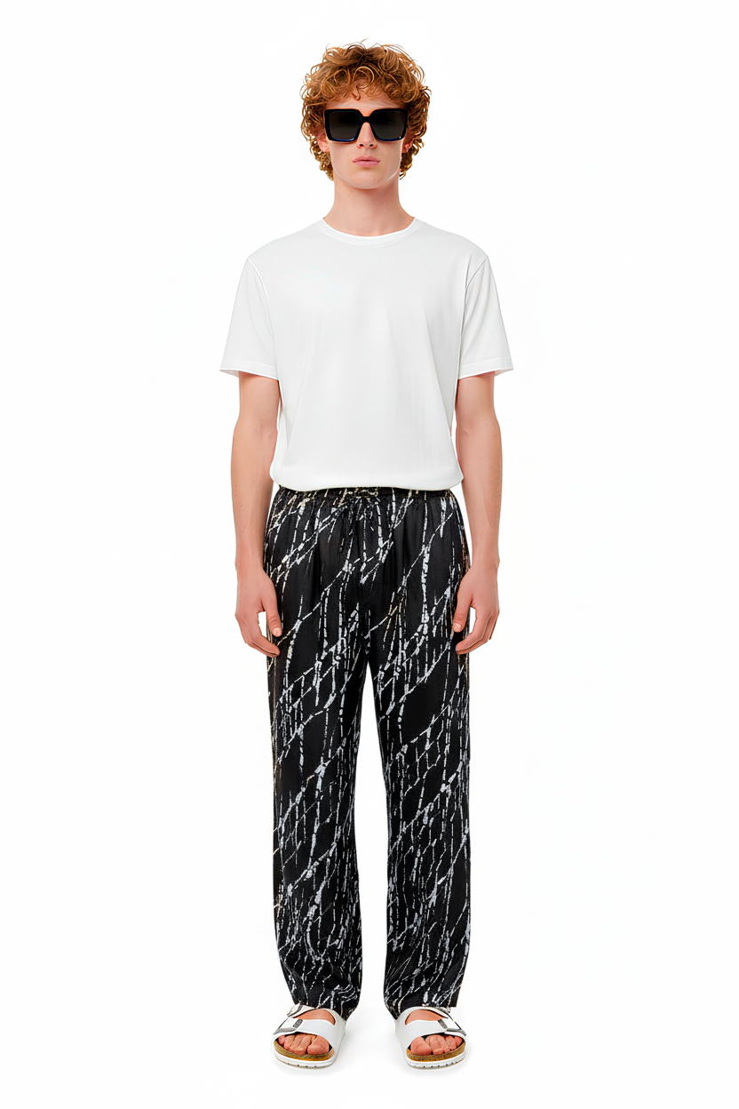 EASY PANT Dream Catcher Blue Black