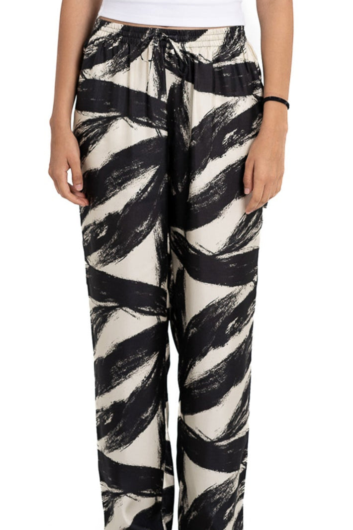 EASY PANT Etchasketch Black - BANANATIME