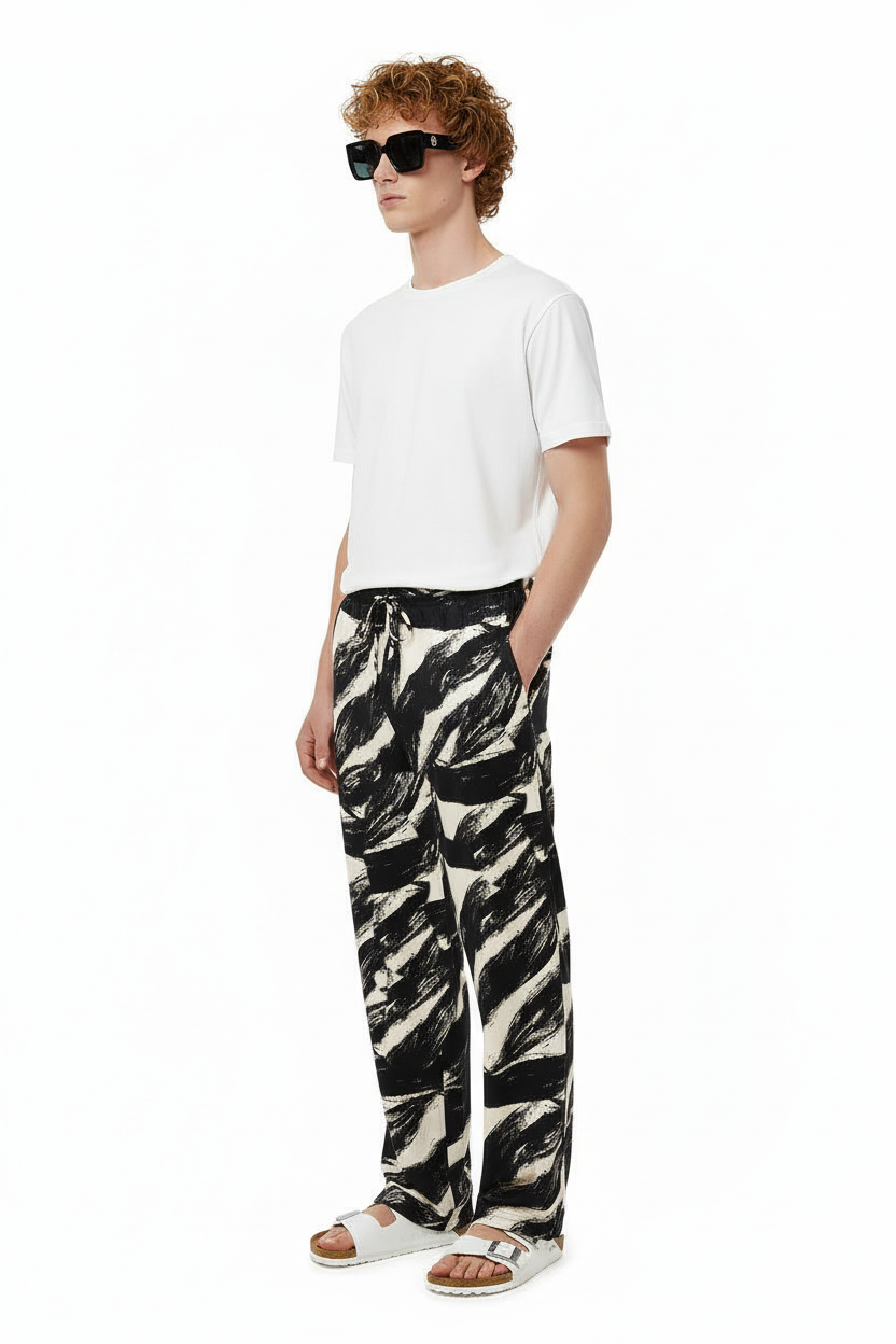 EASY PANT Etchasketch Black