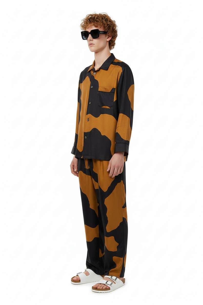 PJ SHIRT Shape Shifter Bronze Black - BANANATIME