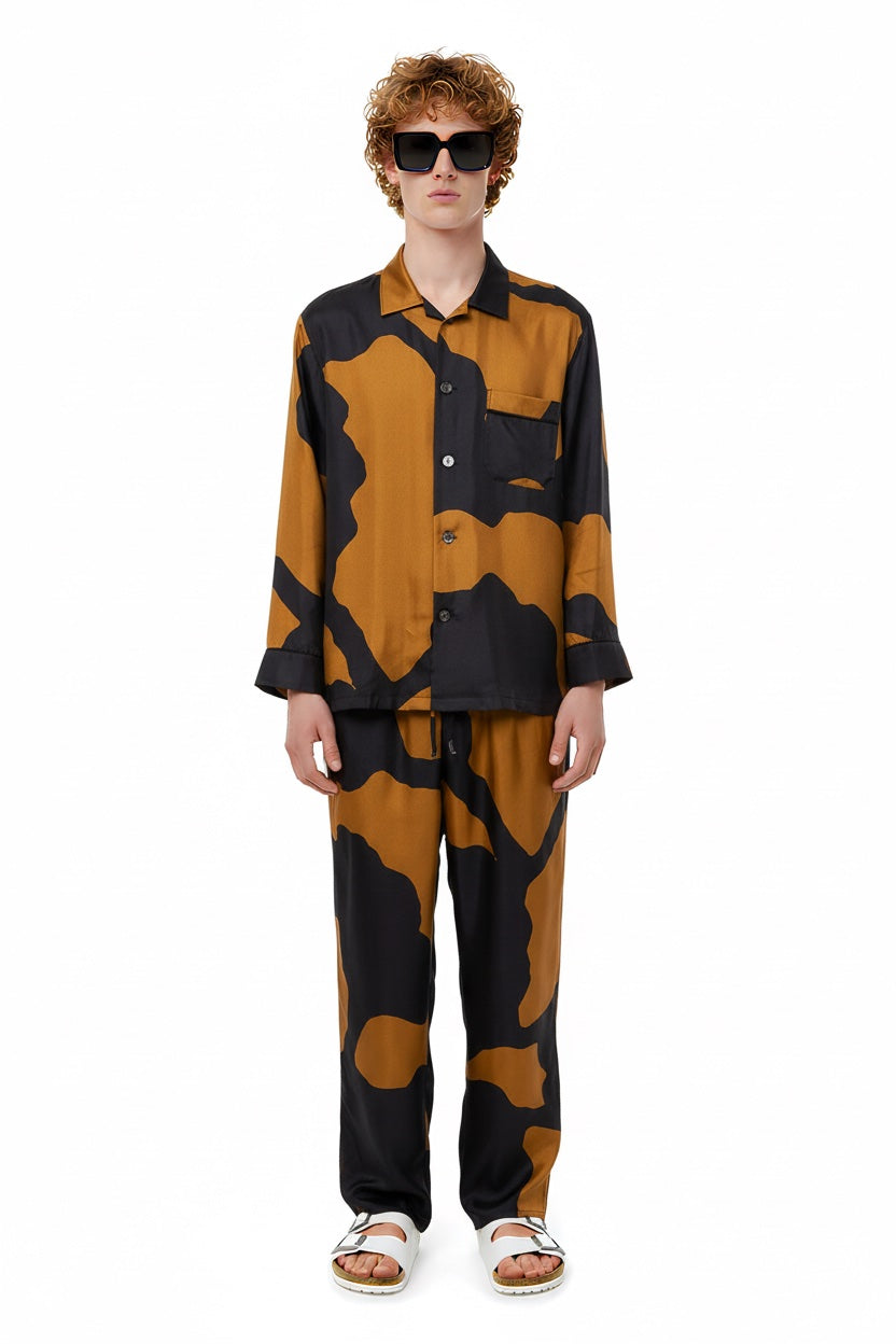 PJ SHIRT Shape Shifter Bronze Black - BANANATIME