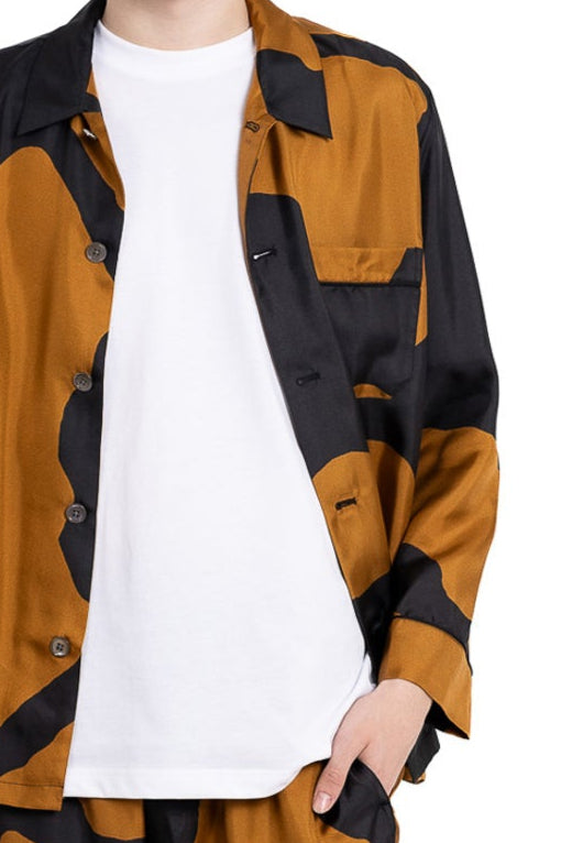 PJ SHIRT Shape Shifter Bronze Black - BANANATIME