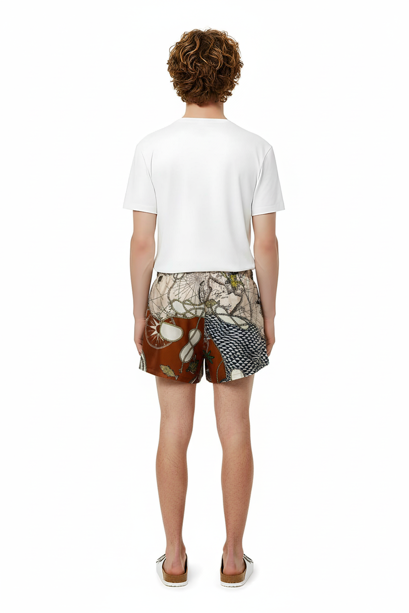 BOXER SHORT HAWAIITIME NAVY RED