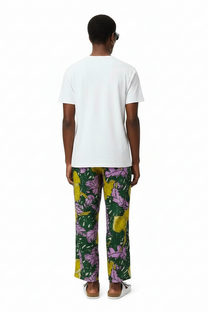 EASY PANT AUTUMN LEAVES GREEN PINK