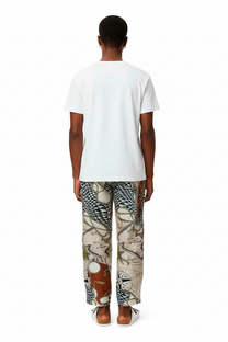 EASY PANT HAWAIITIME NAVY RED