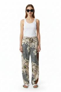 EASY PANT HAWAIITIME NAVY RED