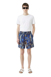 RELAXED 3 SHORT Underwater Friends Navy Pink