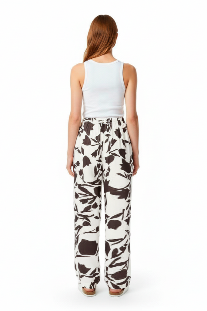 EASY PANT Tulip Time Black