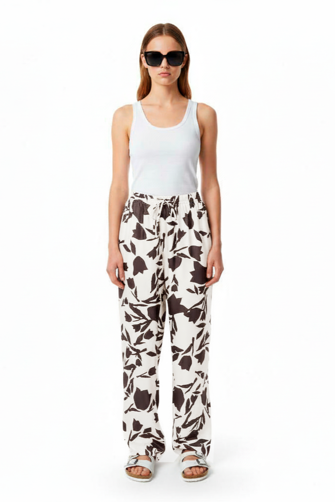 EASY PANT Tulip Time Black