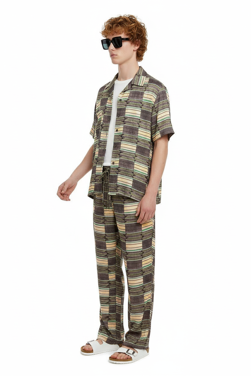 HAWAIIAN SHIRT Chocablock Pink