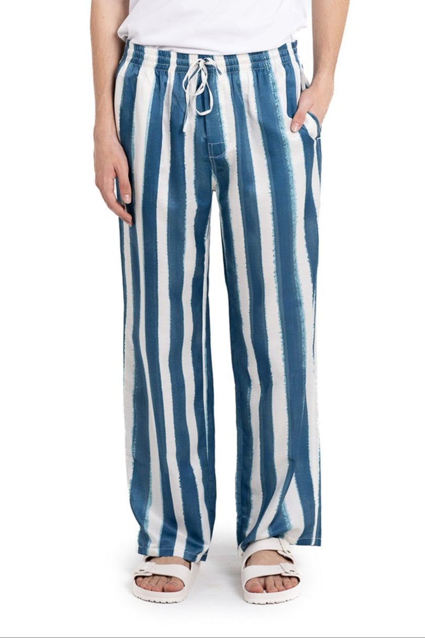 RELAX 2 PANT Electric Waves Blue - BANANATIME