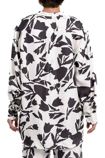 SLIM GRANDAD 2 SHIRT Tulip Time Black JAPAN - BANANATIME