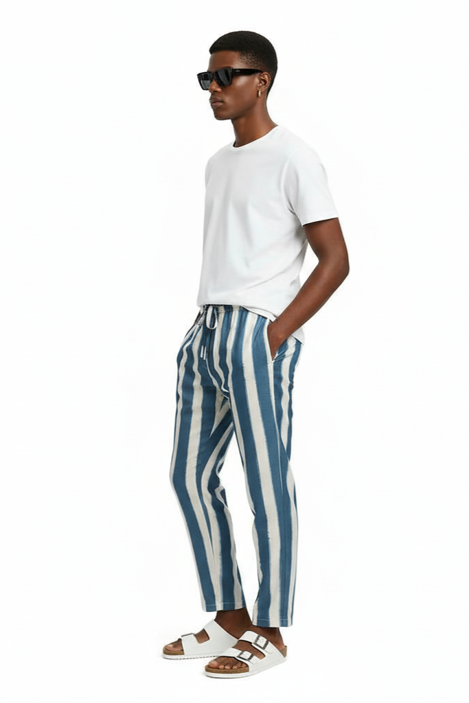 TAPERED 2 PANT Electric Waves Blue