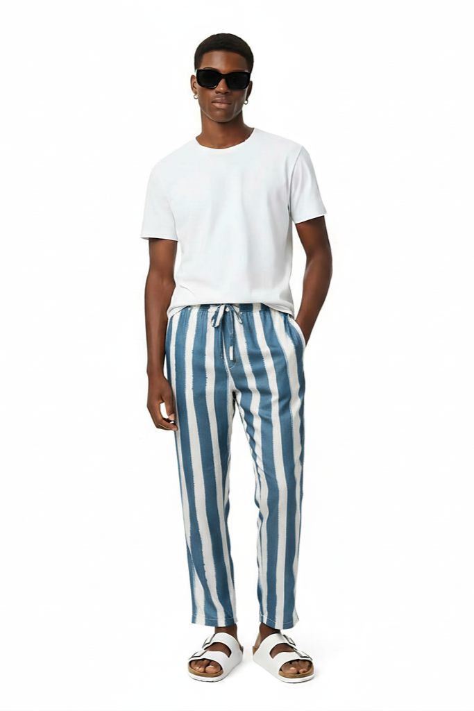 TAPERED 2 PANT Electric Waves Blue