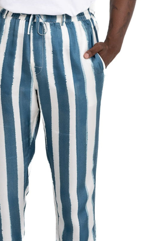 TAPERED 2 PANT Electric Waves Blue JAPAN - BANANATIME