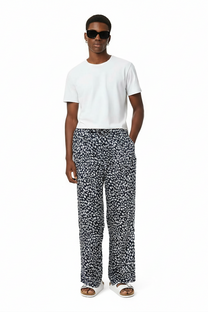 EASY PANT Cheetah Dots Navy