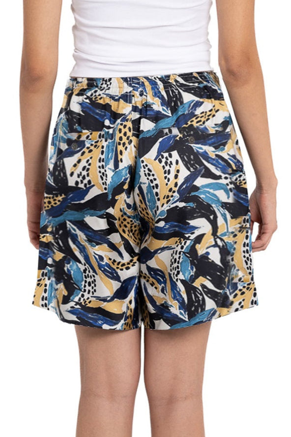 RELAXED 3 SHORT Seaweed Ecrublue