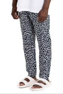 TAPERED 2 PANT Cheetah Dots Navy