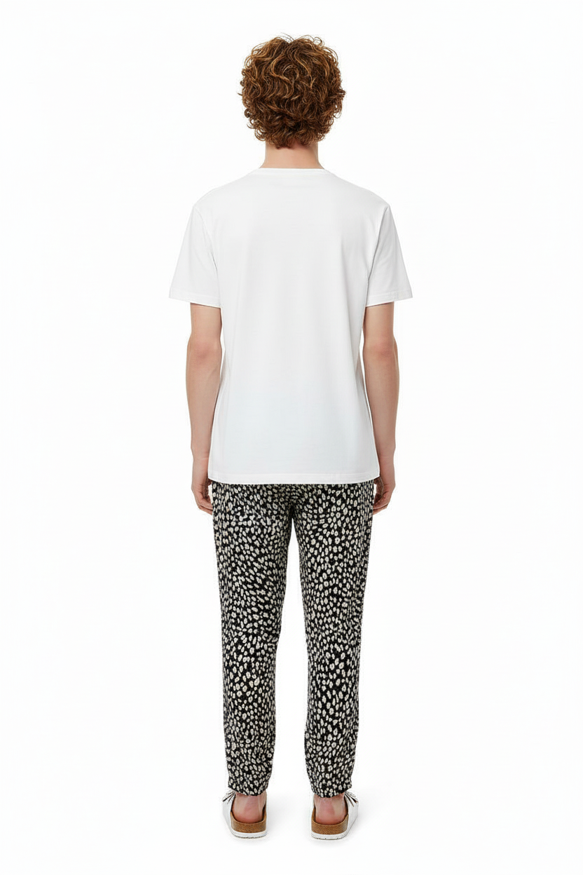 TAPERED 2 PANT Cheetah Dots Navy