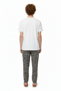 TAPERED 2 PANT Cheetah Dots Navy