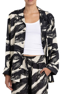 PJ SHIRT Etchasketch Black - BANANATIME