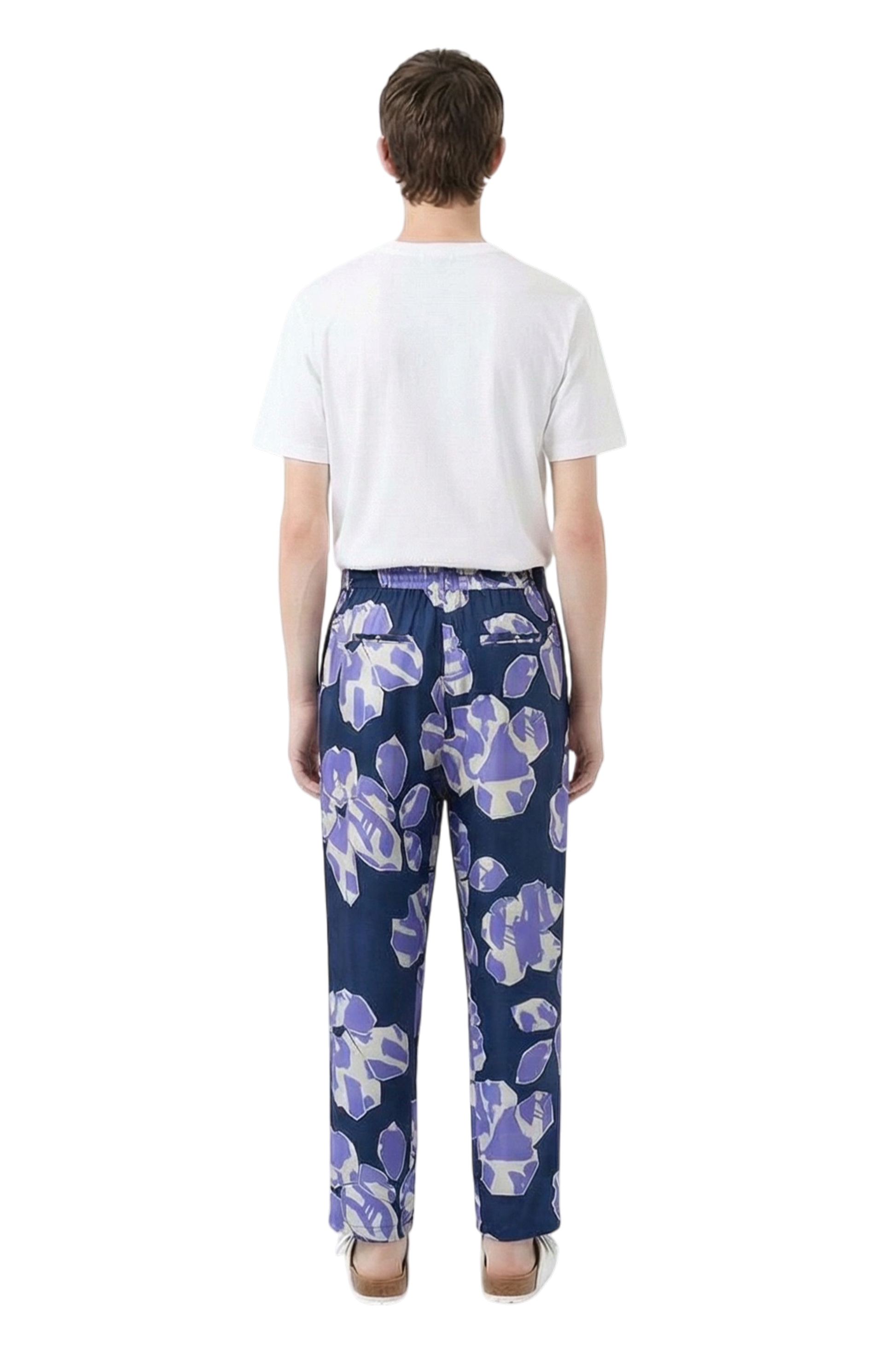 TAPERED 2 PANT Paper Cuts Navy Lilac