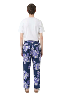 TAPERED 2 PANT Paper Cuts Navy Lilac