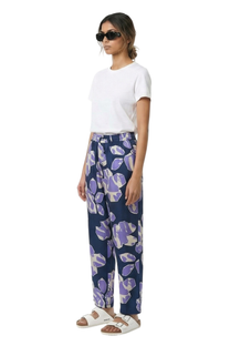 TAPERED 2 PANT Paper Cuts Navy Lilac