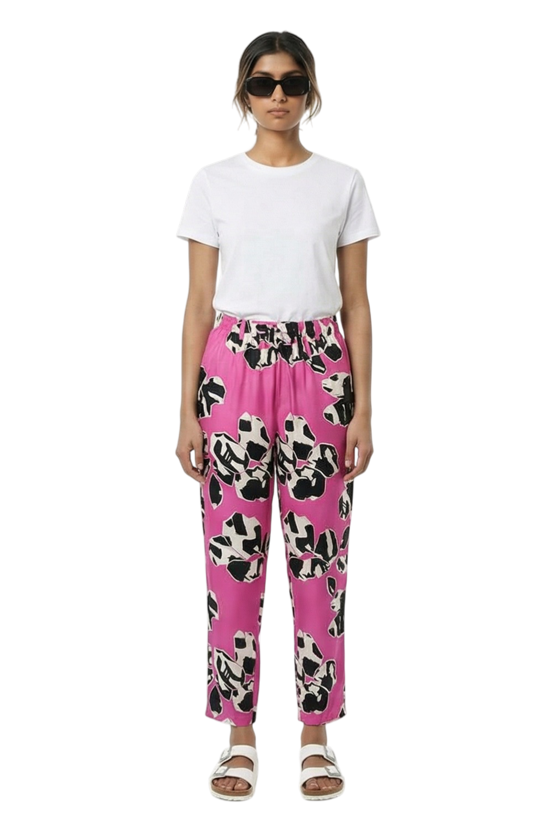 TAPERED 2 PANT Paper Cuts Pink Chocolate