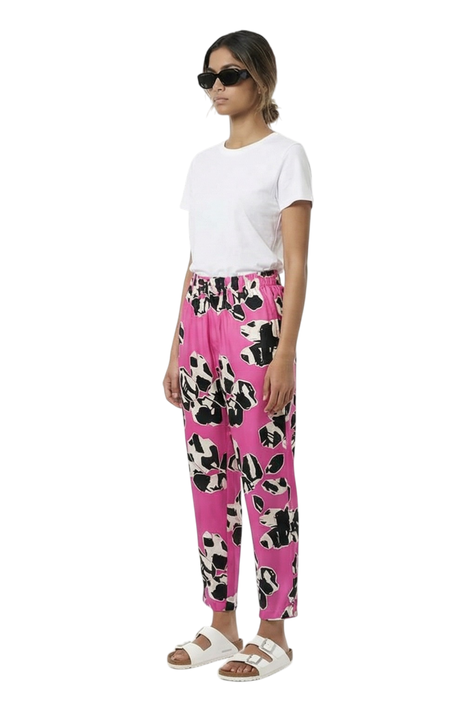 TAPERED 2 PANT Paper Cuts Pink Chocolate