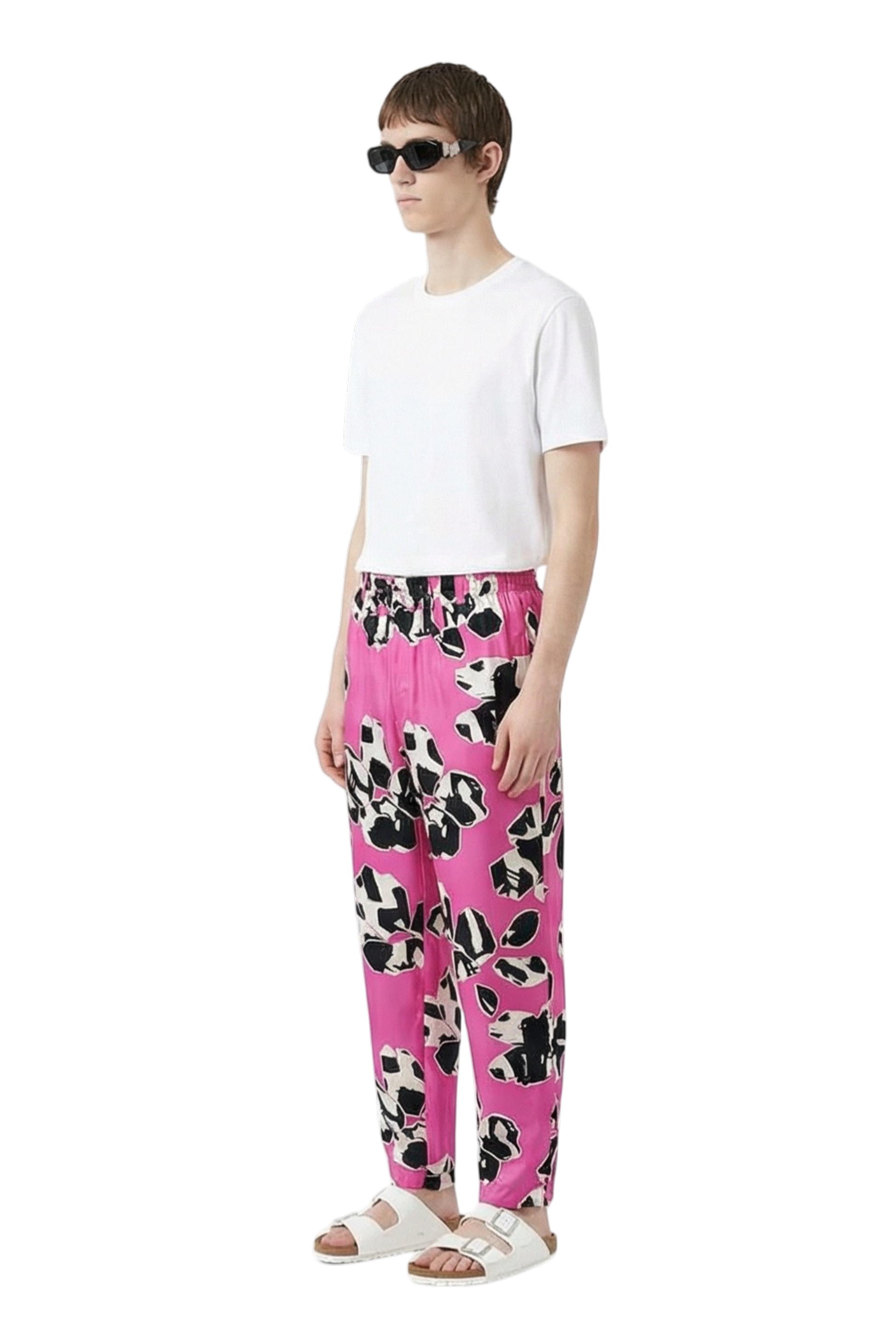 TAPERED 2 PANT Paper Cuts Pink Chocolate