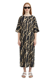 PULLOVER DRESS Dream Catcher Gold Black